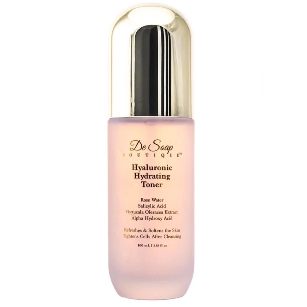 De Soap Boutique Rose Water Hyaluronic Acid Toner 100 ml Luxury Skin Care